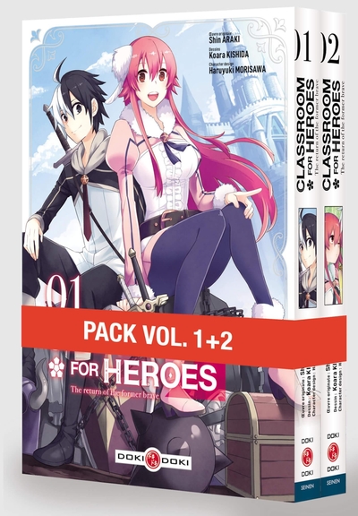 Classroom for heroes - Pack promo vol. 01 et 02 - édition limitée (9791041107322-front-cover)