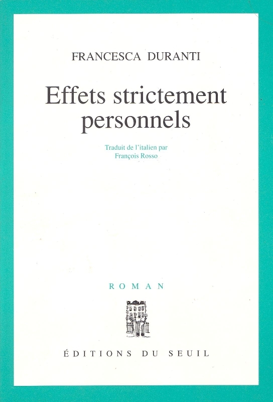 Effets strictement personnels (9782020120920-front-cover)