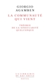 La communauté qui vient, Théorie de la singularité quelconque (9782020123761-front-cover)