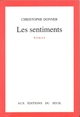Les Sentiments (9782020123402-front-cover)