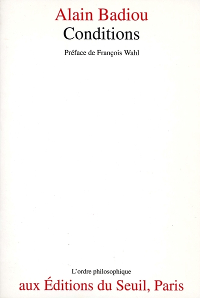 Conditions (9782020182591-front-cover)