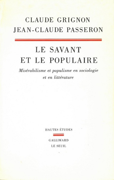 Le Savant et le populaire (9782020113915-front-cover)