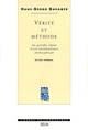 Vérité et Méthode. Les grandes lignes d'une herméneutique philosophique (9782020194020-front-cover)