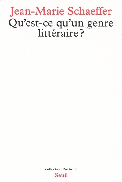 Qu'est-ce qu'un genre littéraire ? (9782020106917-front-cover)