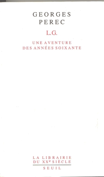L.G. Une aventure des années soixante (9782020191166-front-cover)