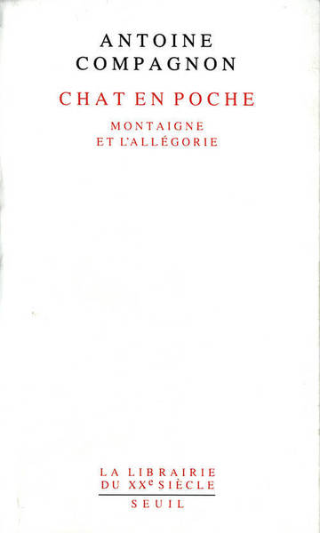 Chat en poche, Montaigne et l'allégorie (9782020194259-front-cover)