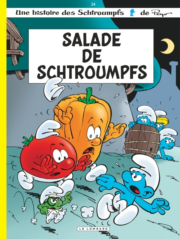 Les Schtroumpfs Lombard - Tome 24 - Salade de Schtroumpfs (9782803621552-front-cover)