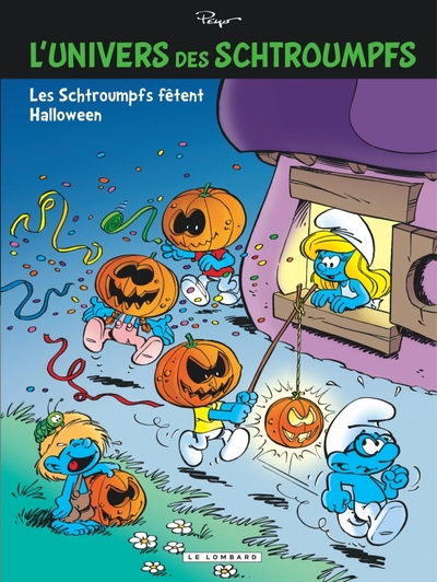L'Univers des Schtroumpfs - Tome 5 - Les Schtroumpfs fêtent Halloween (9782803634804-front-cover)