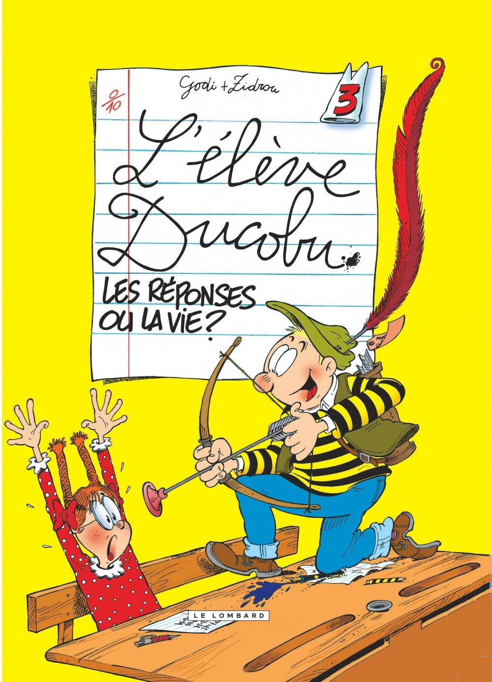 Ducobu  - Tome 3 - Les Réponses ou la vie ? (9782803619498-front-cover)