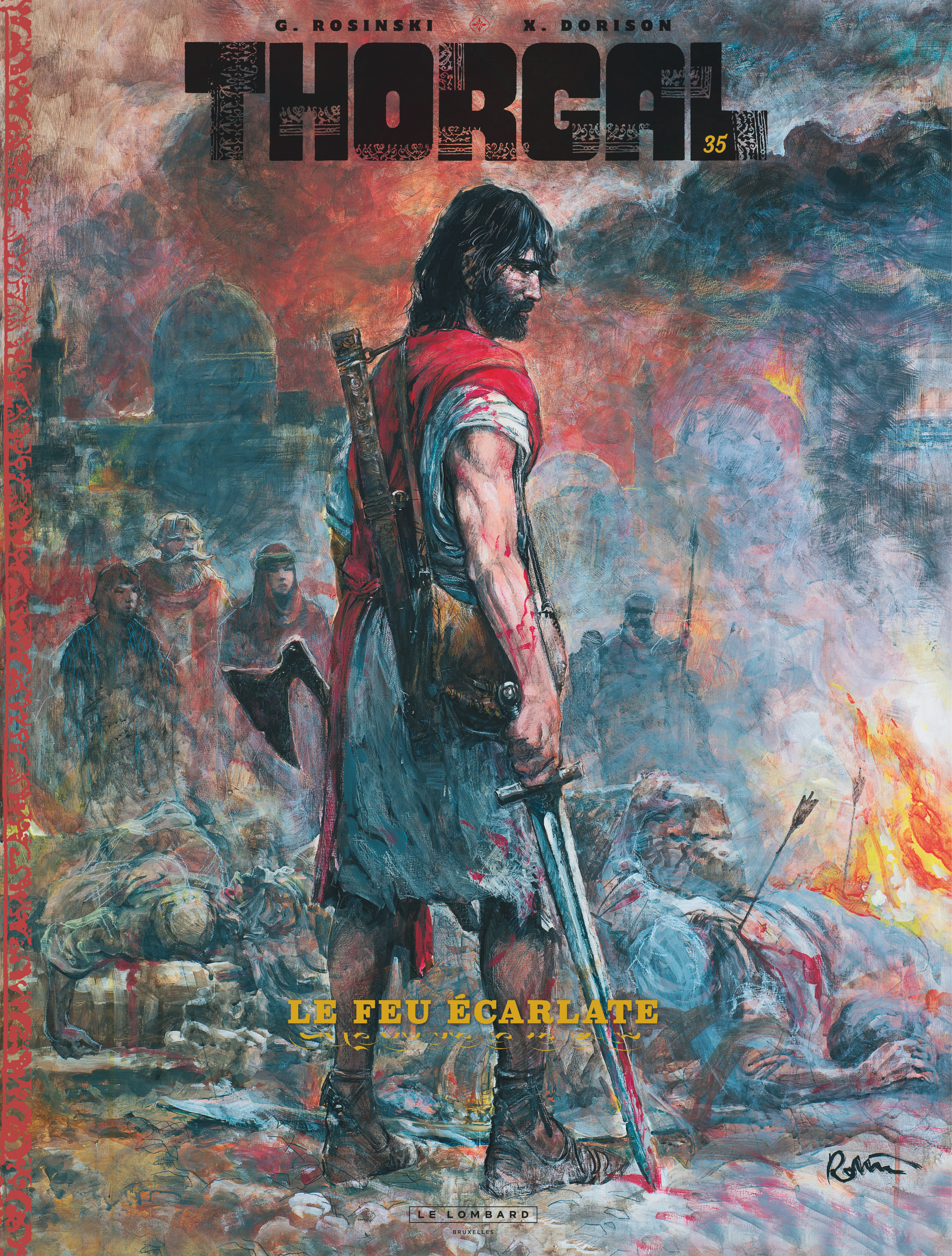 Thorgal - Tome 35 - Le Feu écarlate (9782803670758-front-cover)