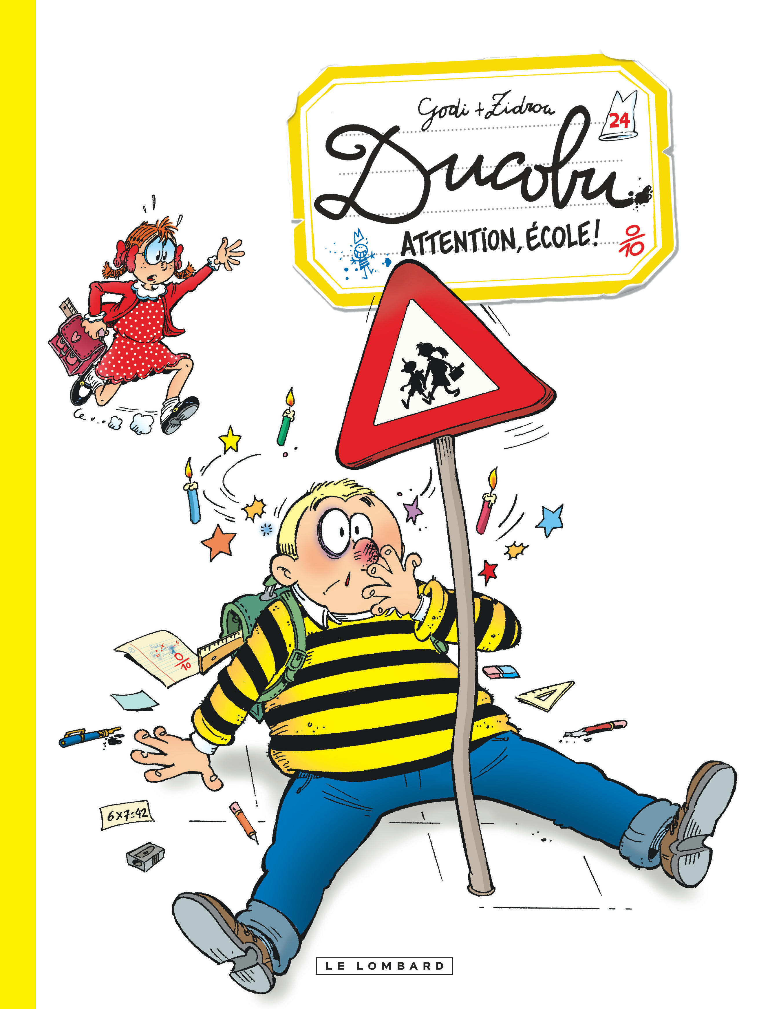 Ducobu  - Tome 24 - Attention, école! (9782803672493-front-cover)