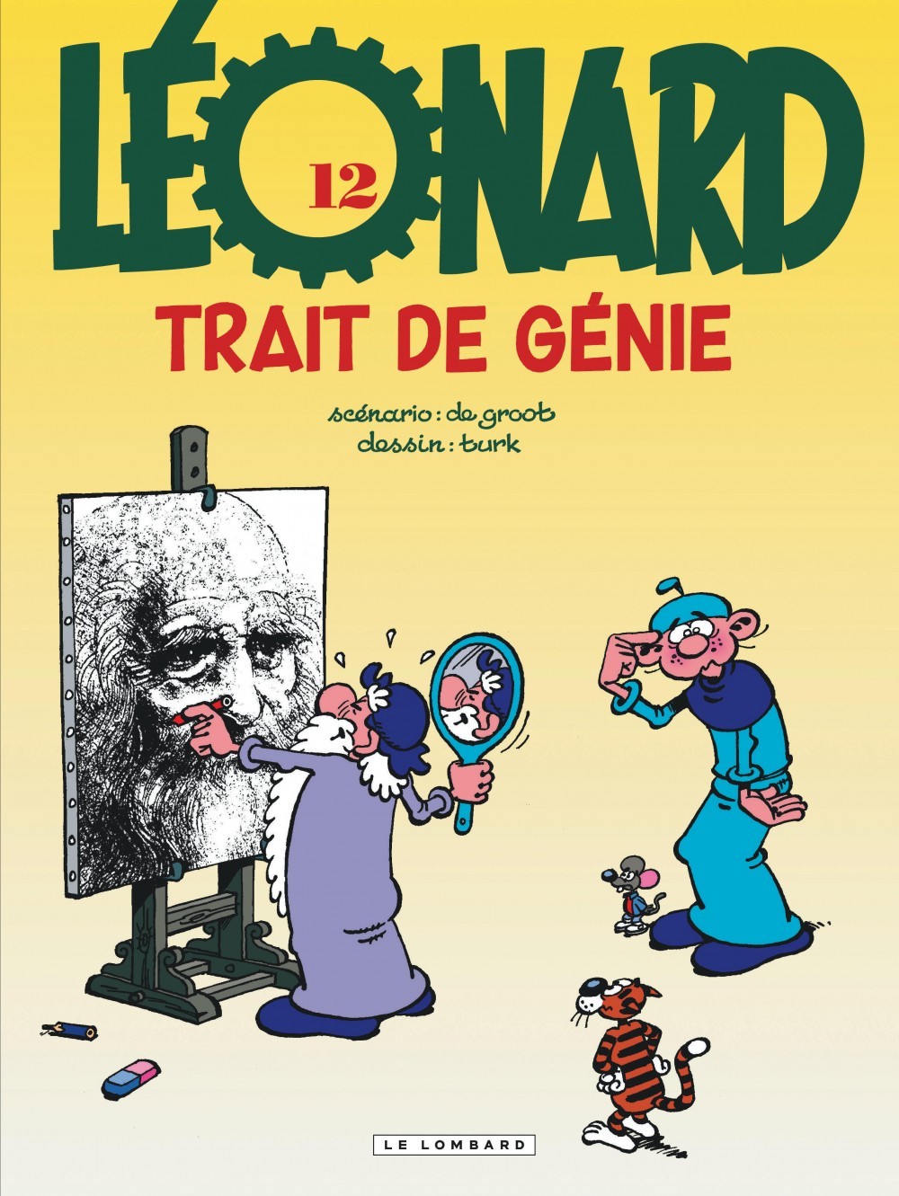 Léonard - Tome 12 - Trait de génie (9782803617104-front-cover)