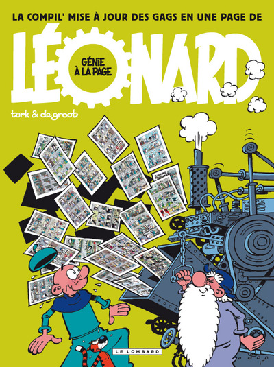 Léonard - Compilation - Tome 1 - Génie à la page (Réédition 2011) (9782803629916-front-cover)
