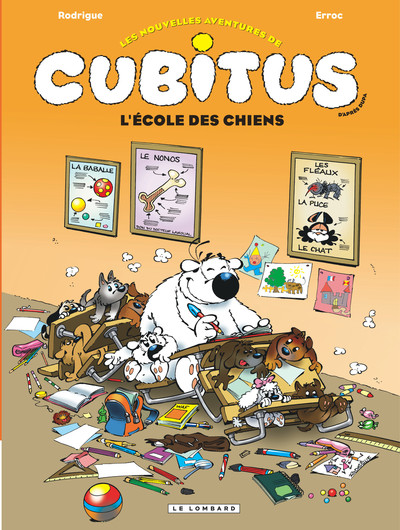 Les Nouvelles aventures de Cubitus - Tome 9 - L'École des chiens (9782803633814-front-cover)