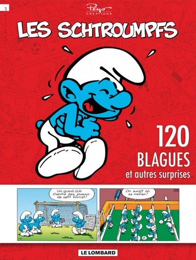 Schtroumpfs (120 Blagues) - Tome 1 (9782803623266-front-cover)