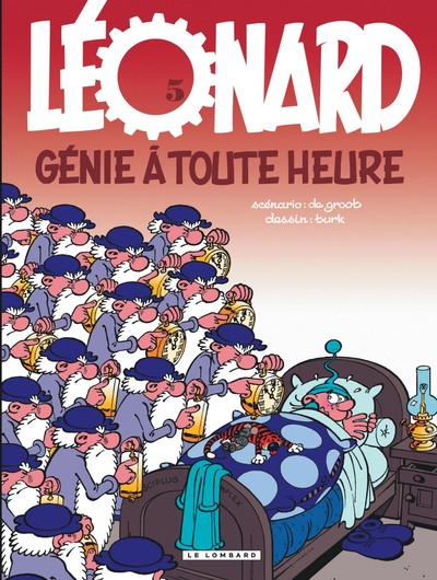 Léonard - Tome 5 - Génie à toute heure (9782803617036-front-cover)