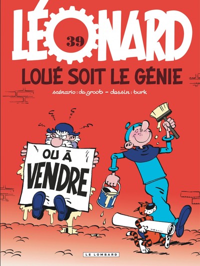 Léonard - Tome 39 - Loué soit le génie (9782803625079-front-cover)