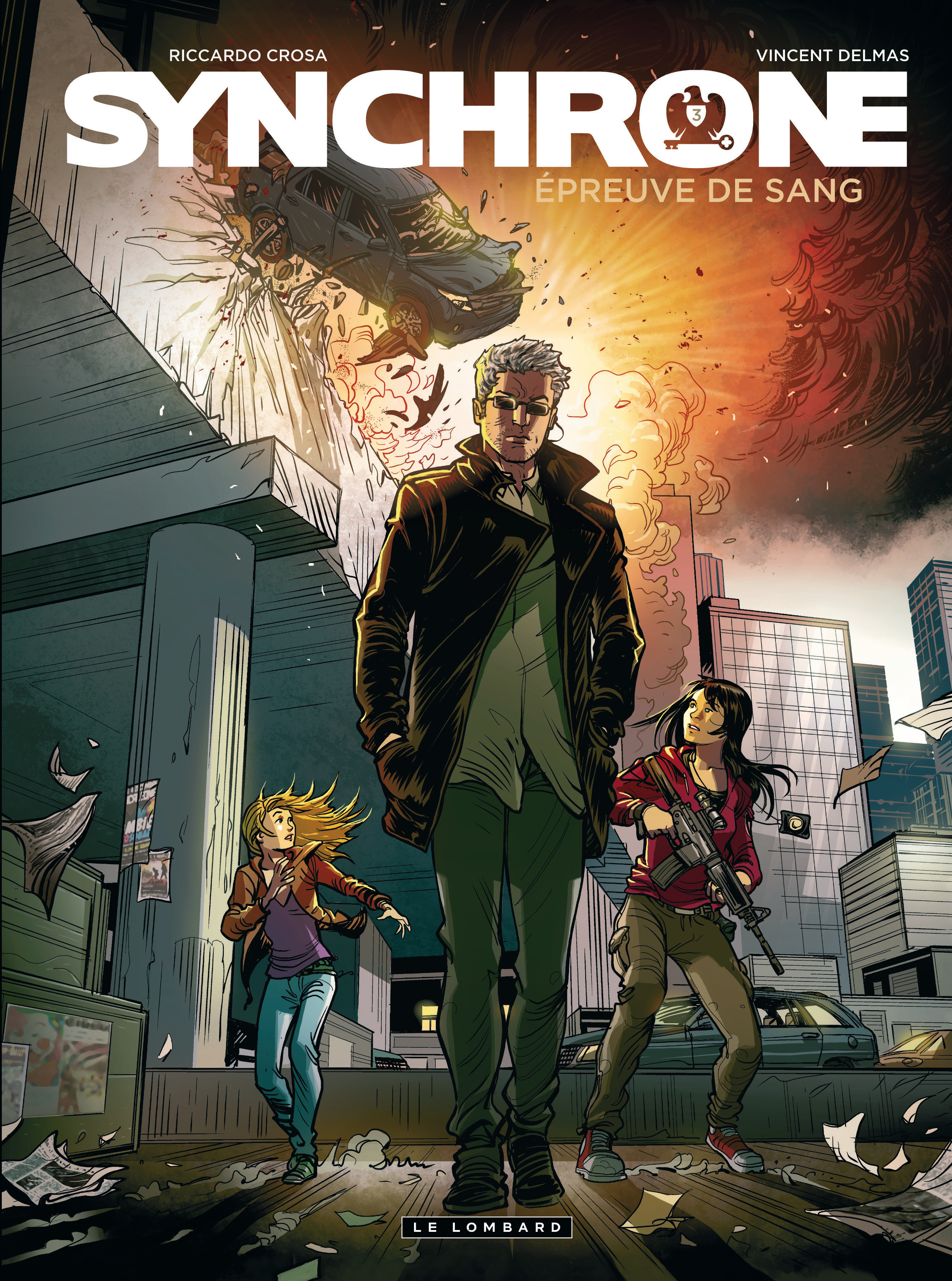 Synchrone - Tome 3 - Epreuve de sang (9782803632879-front-cover)