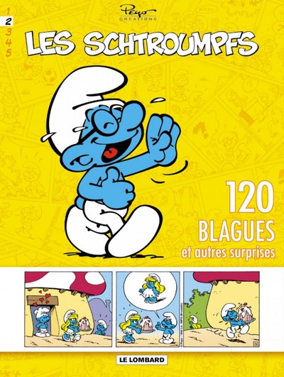 Schtroumpfs (120 Blagues) - Tome 2 (9782803623860-front-cover)