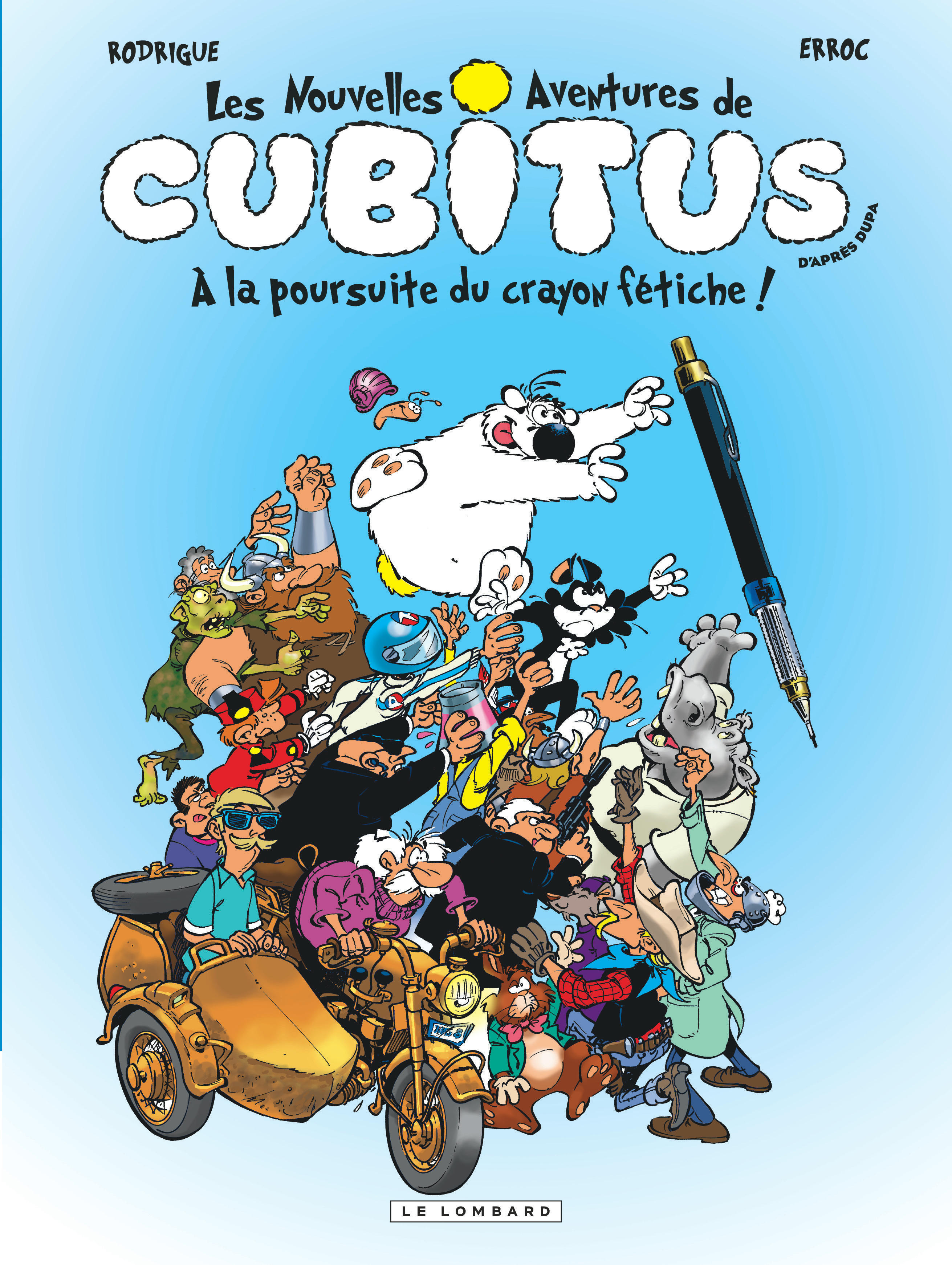 Les Nouvelles aventures de Cubitus - Tome 13 - À la poursuite du crayon fétiche (9782803672264-front-cover)