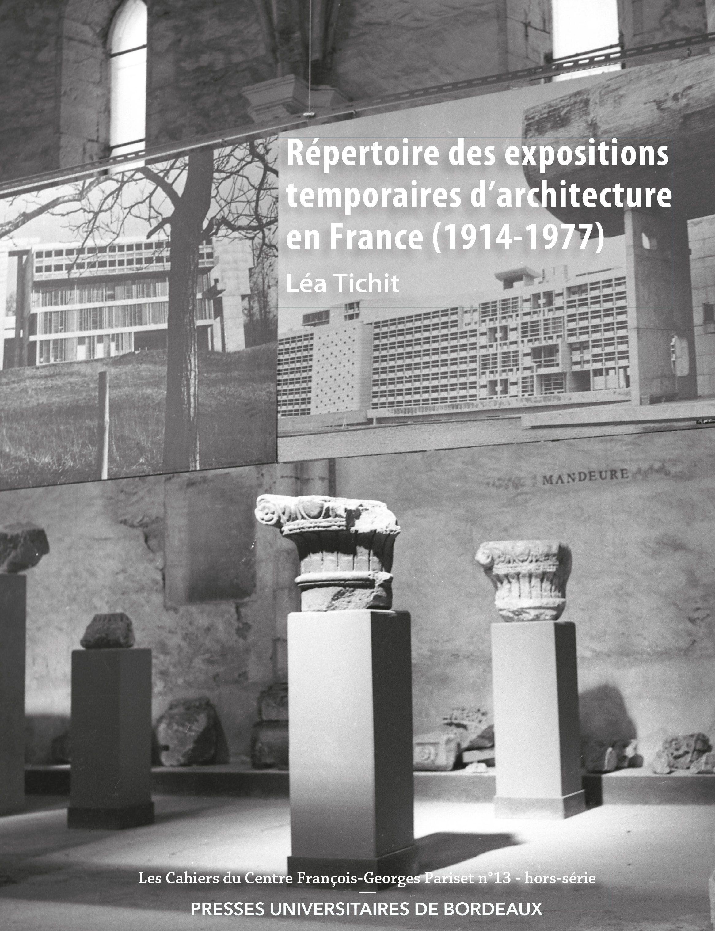 Répertoire des expositions temporaires d’architecture en France (1914-1977) (9791030011753-front-cover)
