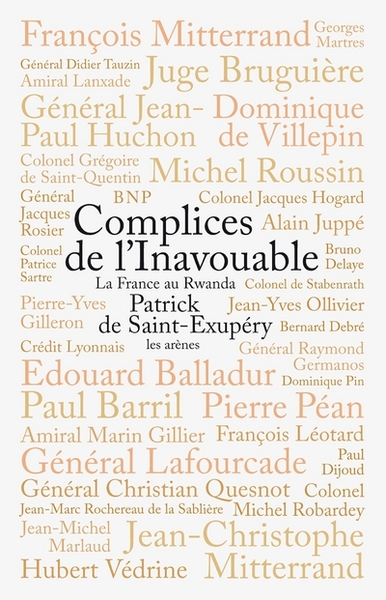 Complices de l'inavouable - La France au Rwanda (9782352040835-front-cover)