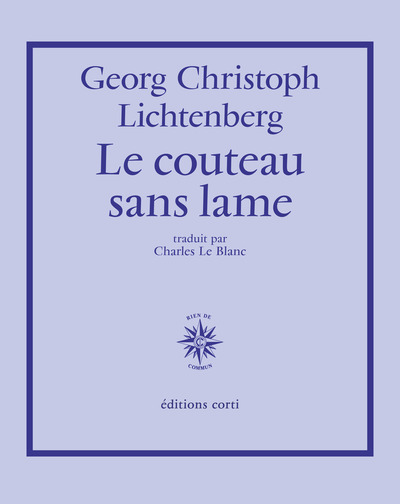 Le couteau sans lame (9782714313591-front-cover)