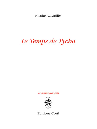 Le temps de Tycho (9782714312655-front-cover)