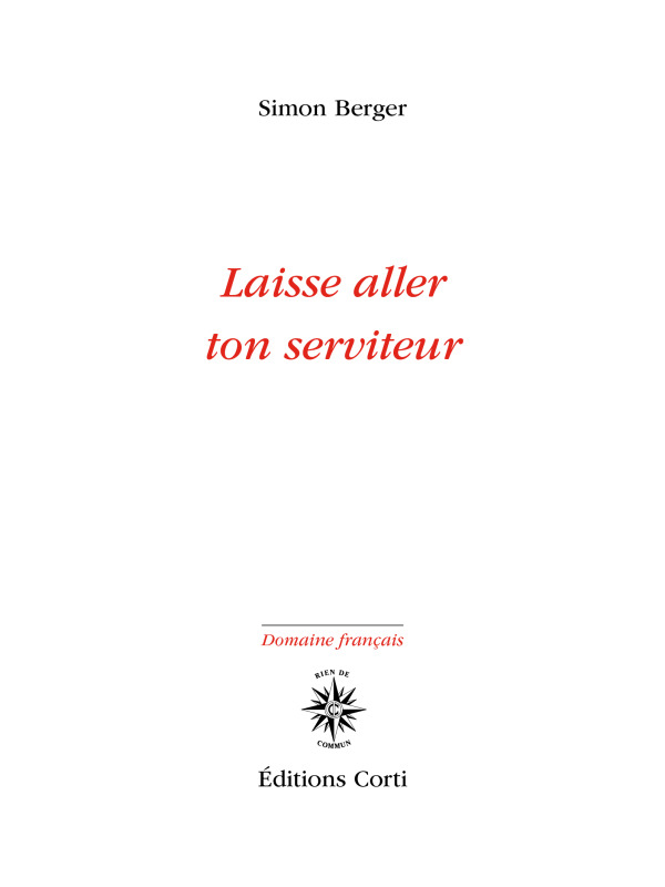 Laisse aller ton serviteur (9782714312327-front-cover)