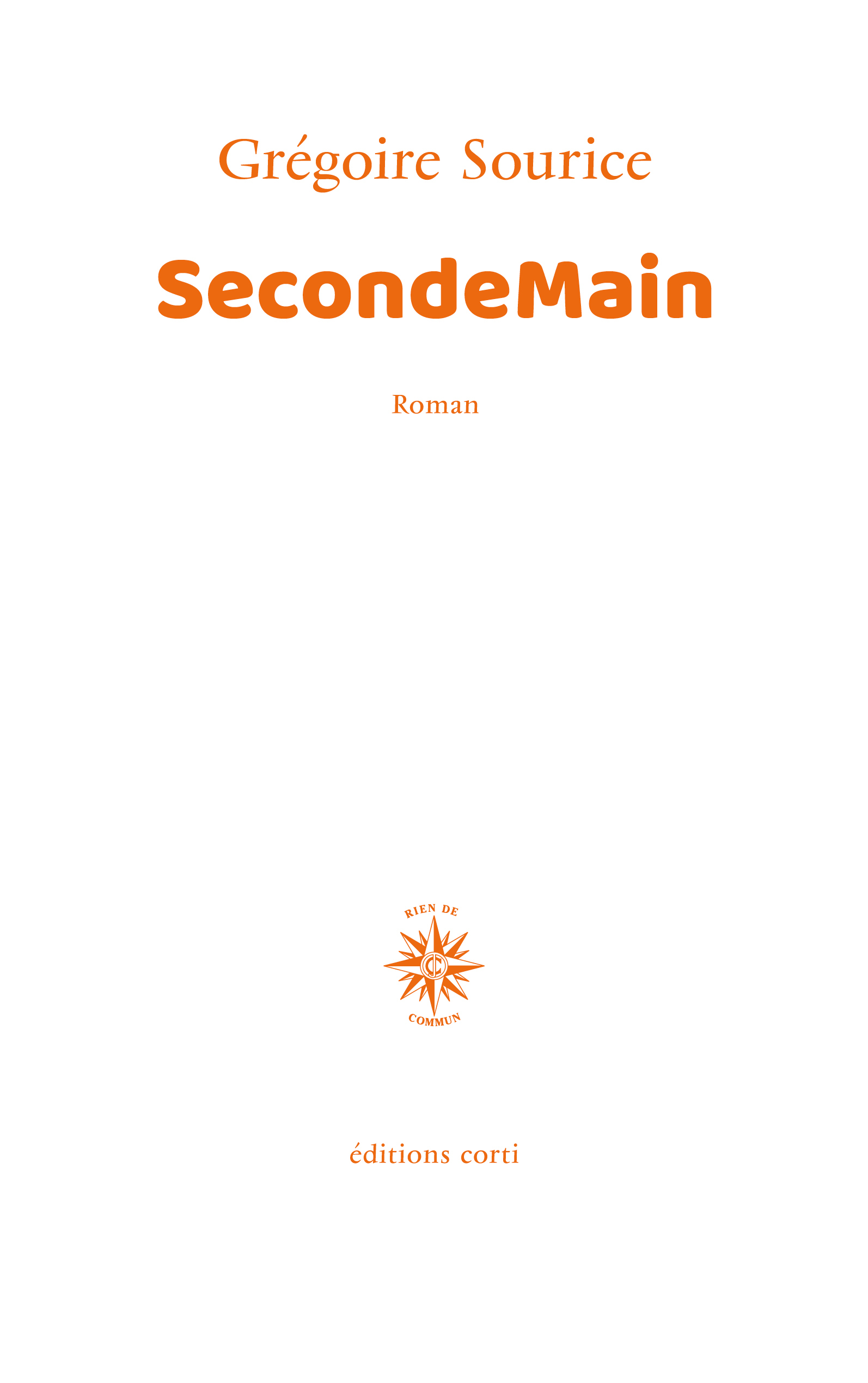 SecondeMain (9782714313751-front-cover)