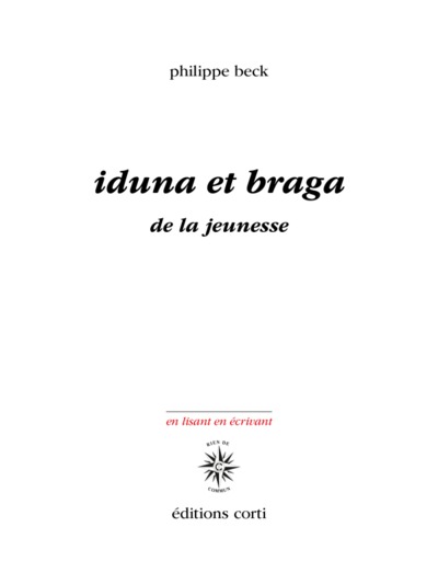 IDUNA ET BRAGA DE LA JEUNESSE (9782714311832-front-cover)
