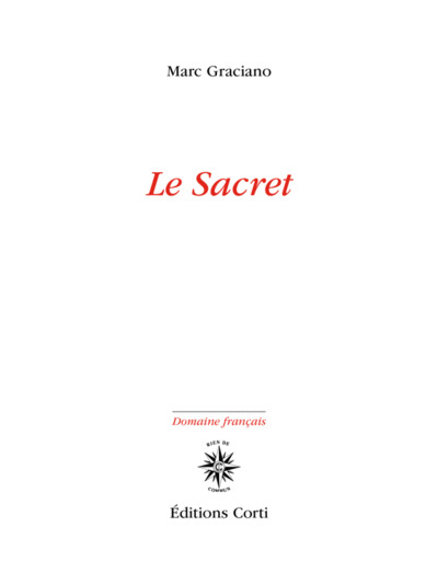 LE SACRET (9782714312068-front-cover)
