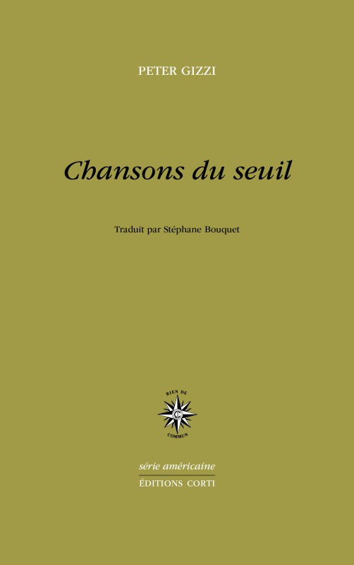 CHANSONS DU SEUIL (9782714311788-front-cover)