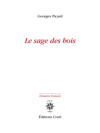 LE SAGE DES BOIS (9782714311528-front-cover)