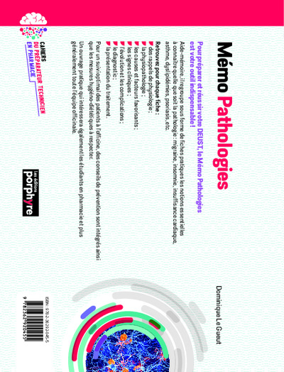Mémo Pathologies (9782362920455-back-cover)