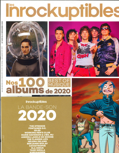 Les Inrockuptibles HS : Nos 100 albums de 2020 - décembre 2020 (3663322112706-front-cover)