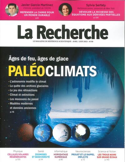 La Recherche N°573 : Paléoclimats - Avril-Juin 2023 (3663322124563-front-cover)