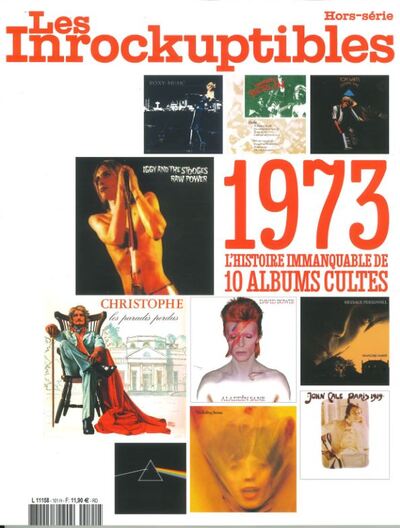 Les Inrockuptibles HS : 1973, l'Histoire immanquable de 10 albums cultes - Juillet 2023 (3663322125621-front-cover)