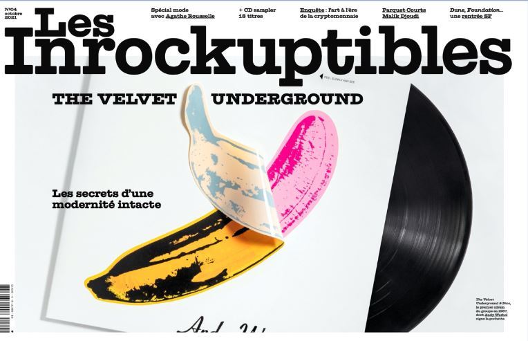 Les Inrockuptibles n°4 : Velvet Underground - Octobre 2021 (3663322116896-front-cover)