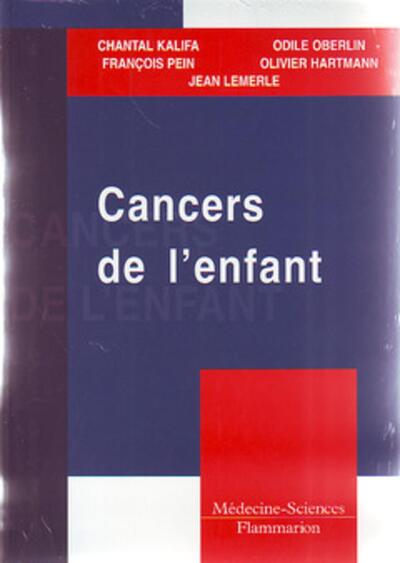 Cancers de l'enfant (9782257000279-front-cover)