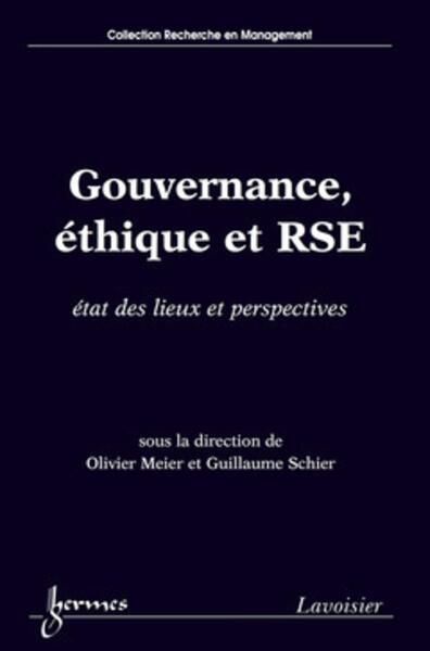 Gouvernance, éthique et RSE : état des lieux et perspectives, tat des lieux et perspectives (9782746222915-front-cover)