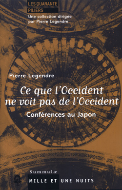 Ce que l'Occident ne voit pas de l'Occident, Conférences au japon (9782842058418-front-cover)