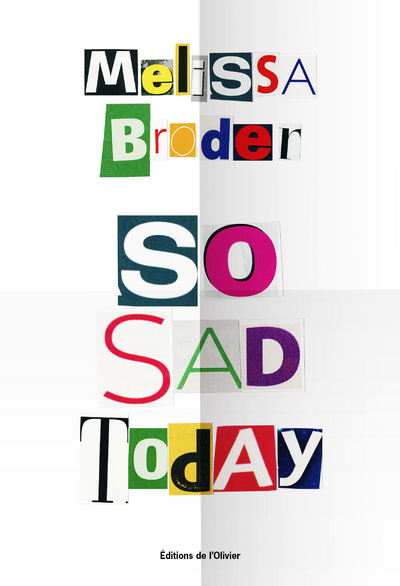 So Sad Today (9782823612738-front-cover)