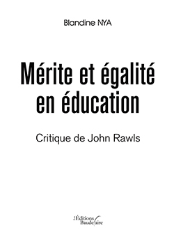 Mérite et égalité en éducation - Critique de John Rawls (9791020302298-front-cover)