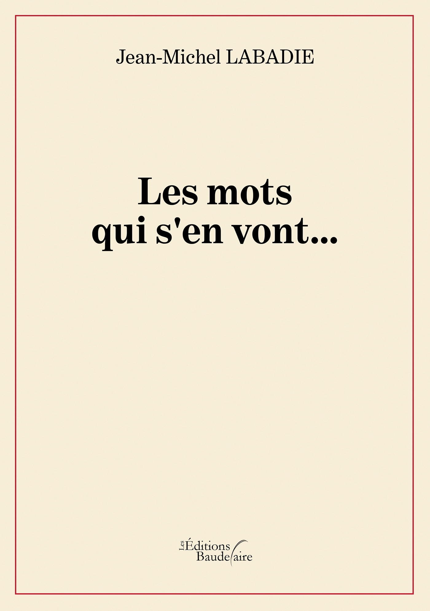 Les mots qui s'en vont... (9791020334701-front-cover)