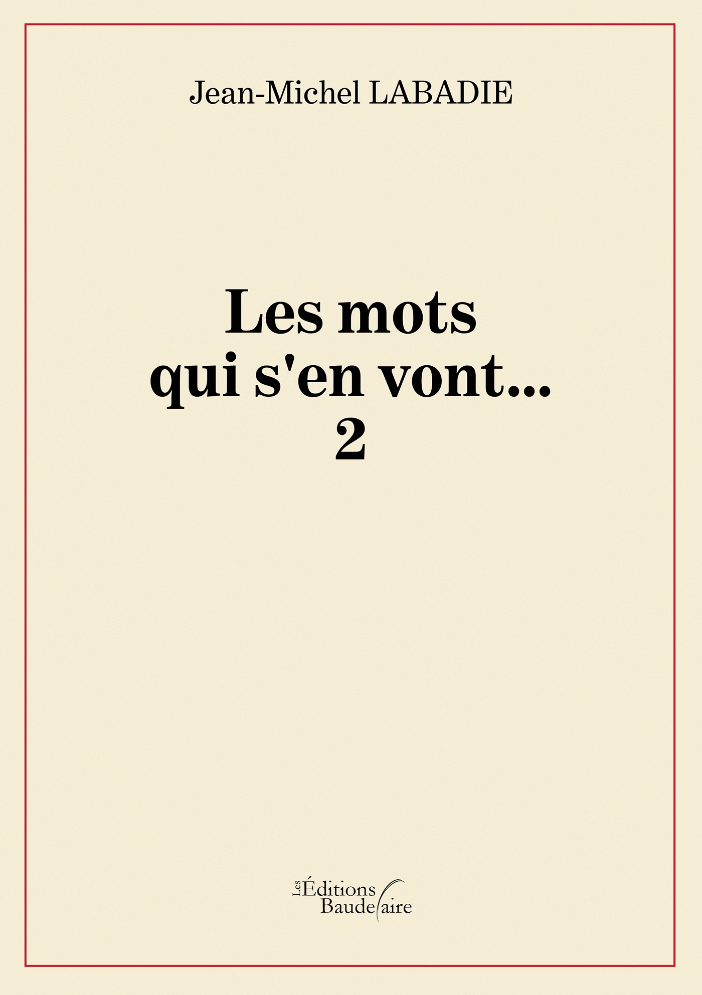 Les mots qui s'en vont... 2 (9791020342683-front-cover)