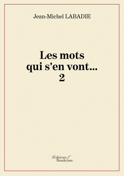 Les mots qui s'en vont... 2 (9791020342683-front-cover)