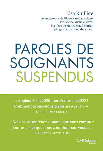 Paroles de soignants suspendus (9782813228642-front-cover)