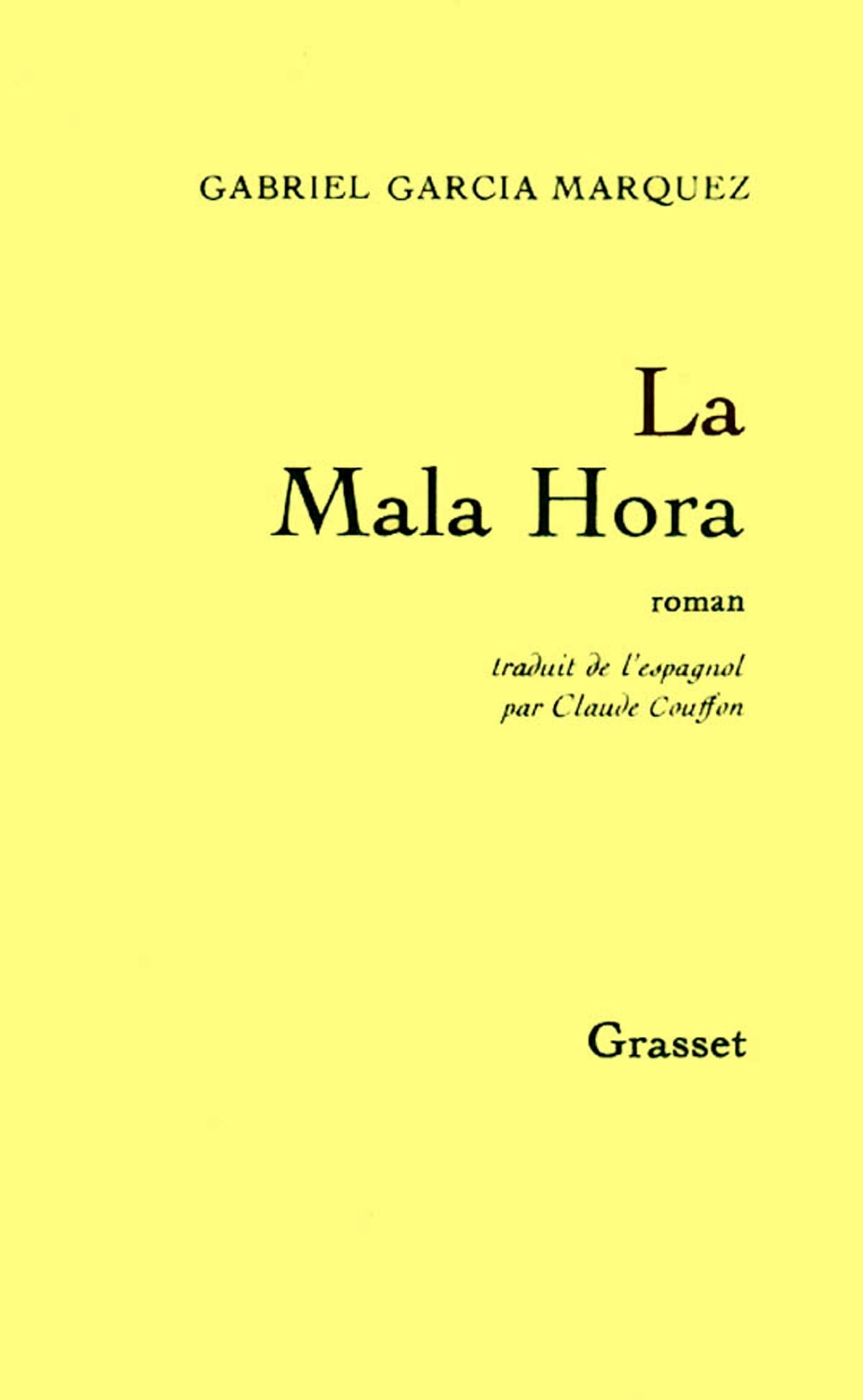 La mala hora (9782246313212-front-cover)