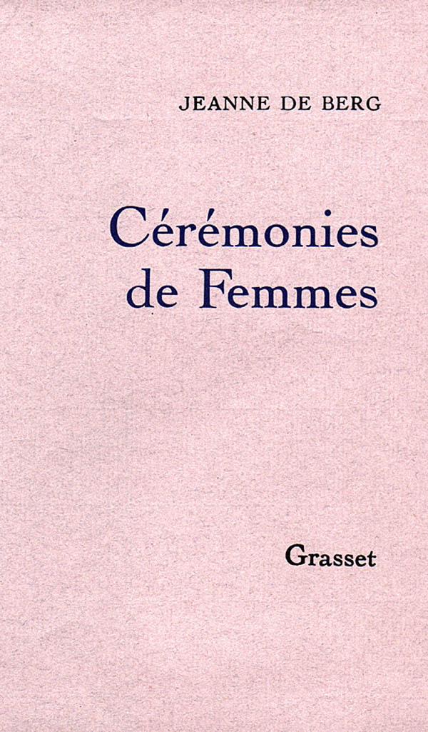 Cérémonies de femmes (9782246365310-front-cover)